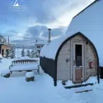 Sauna à partager ou privatif sous la neige - Location chalet cosy près de Gérardmer dans les Vosges