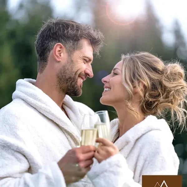couple-champagne chalet pour 2 personnes Vosges